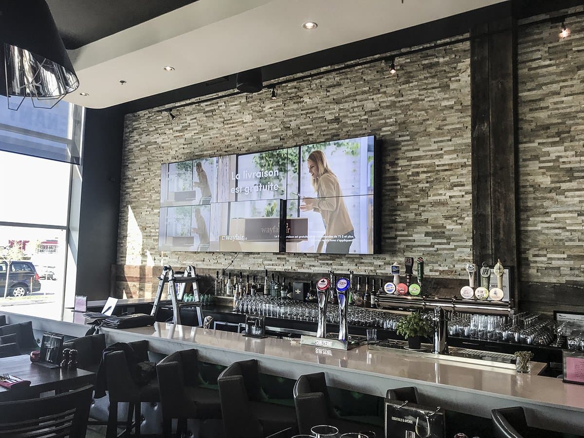Affichage Numérique – Restaurant Boeuf Cochon – Laval 3