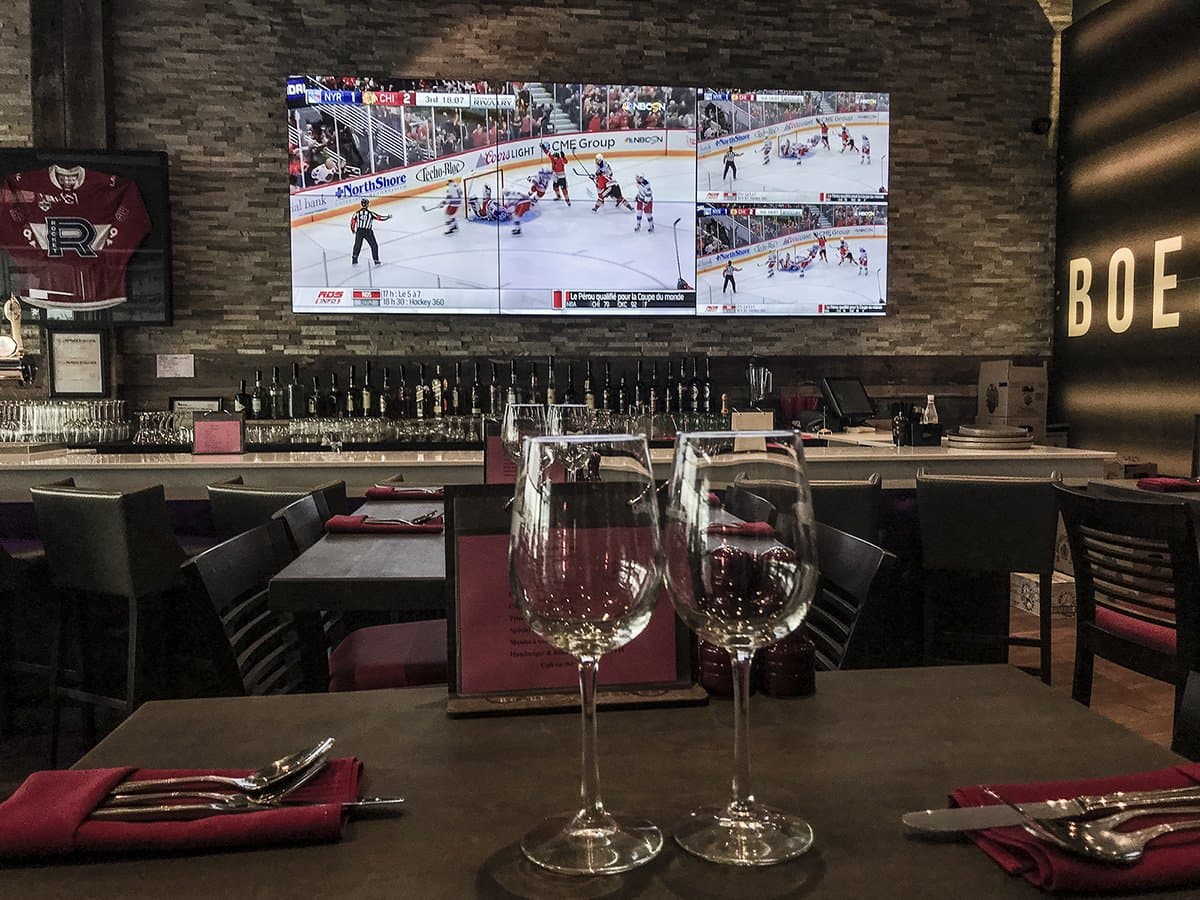 Affichage Numérique – Restaurant Boeuf Cochon – Laval 5