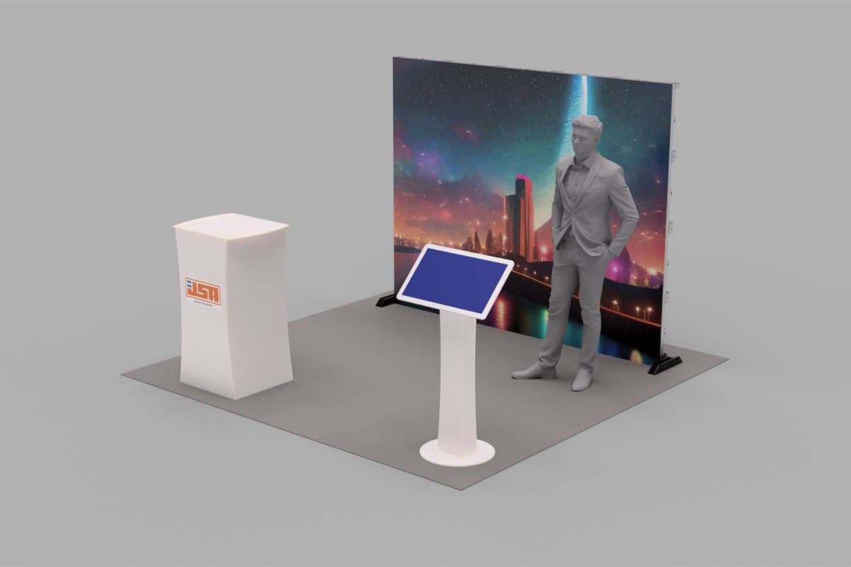 JSA Mur LED 10×10 et Kiosque Tactile – Top Glass Toronto 4