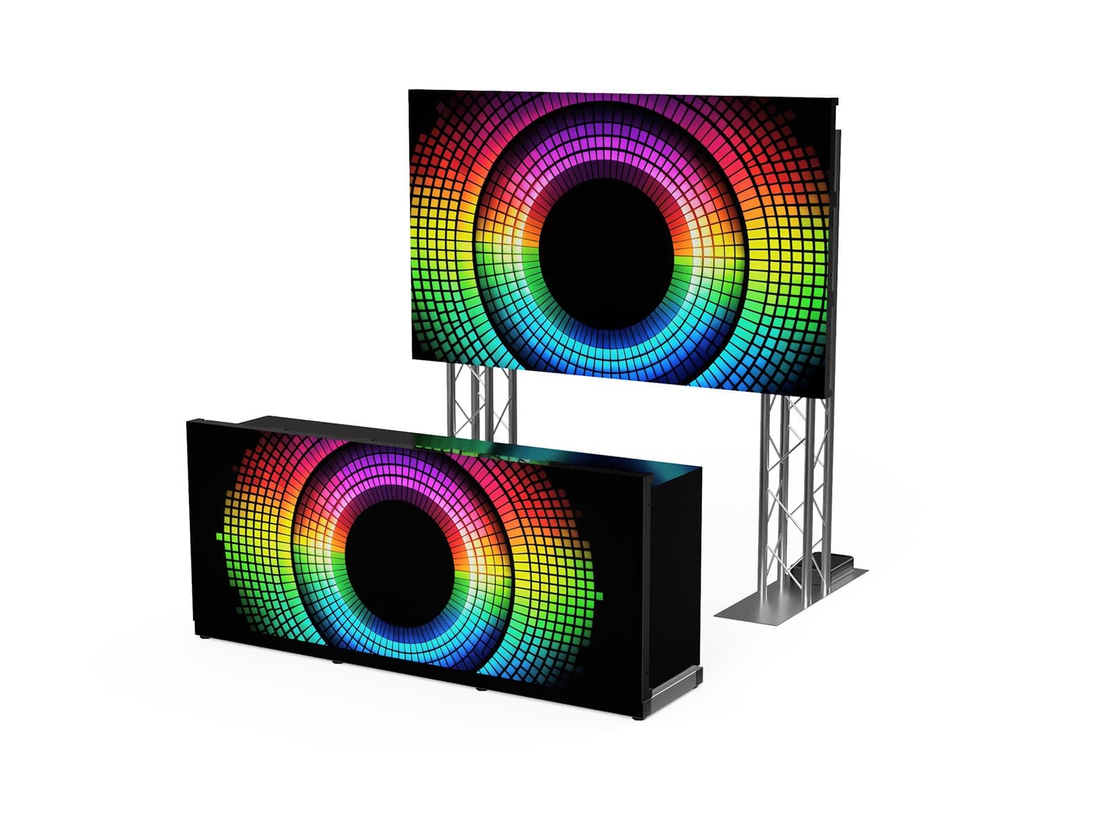 Kiosque de DJ LED – Festival des Couleurs – Montréal 4