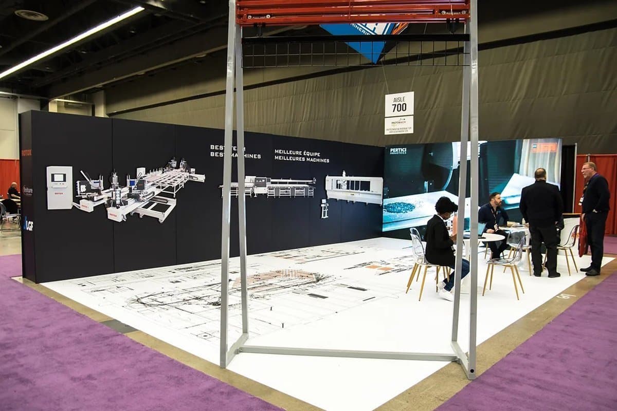 Écran LED pour JSA pour Windoor Montreal 2