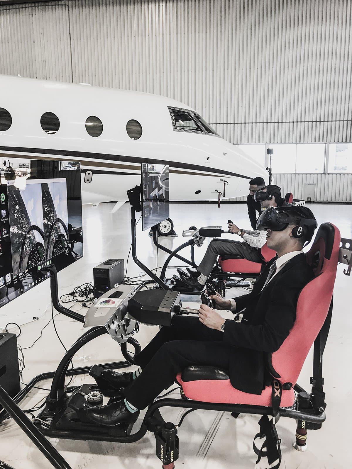 VR Flight Simulators – Private Jet Hangar – Toronto 3