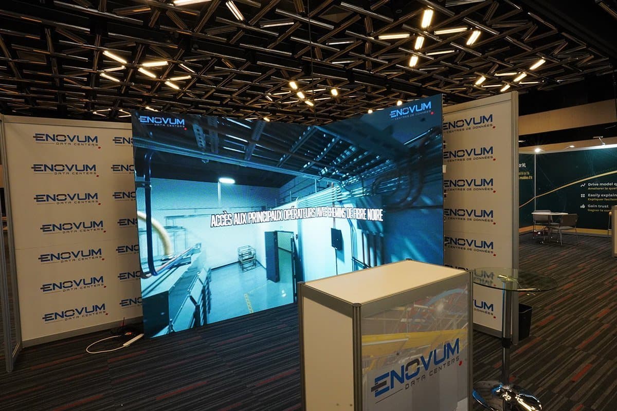 LED Corner Screen for Enovum at World AI Summit 3