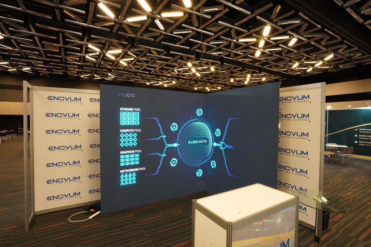 LED Corner Screen for Enovum at World AI Summit 5