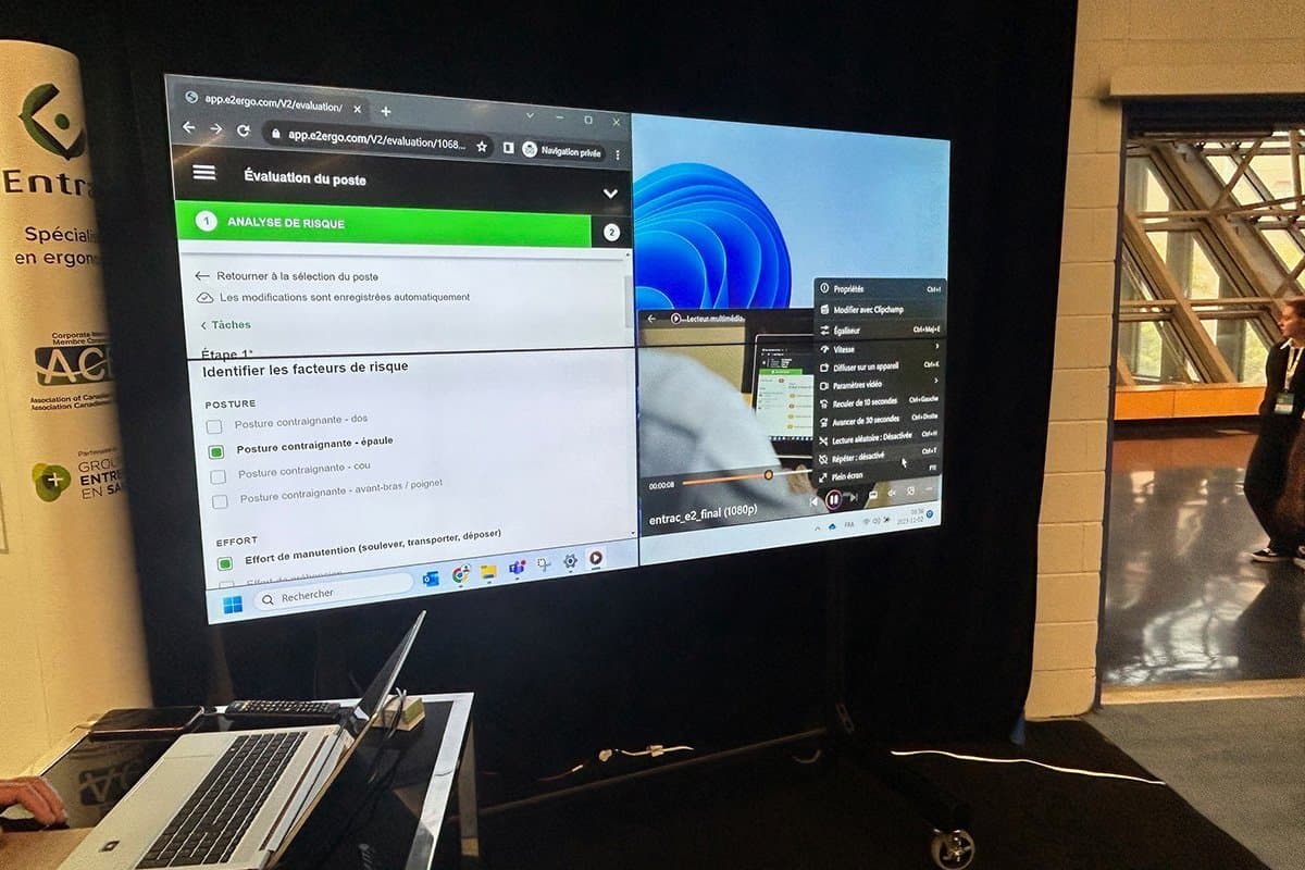 Video Wall Screen and Vertical Touch Kiosk – Entrac