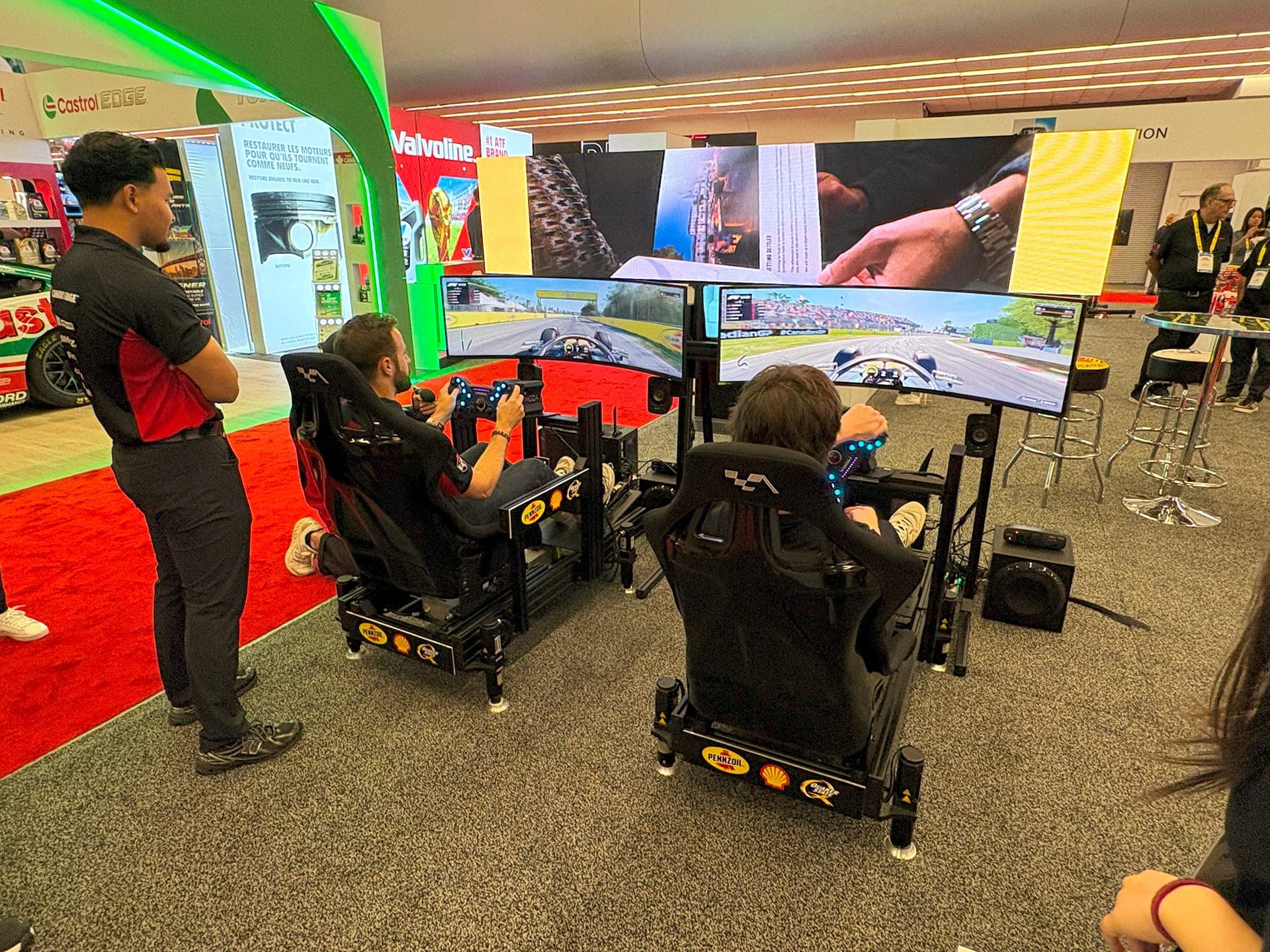 Simulateurs de F1 et Écran LED – Pennzoil 3