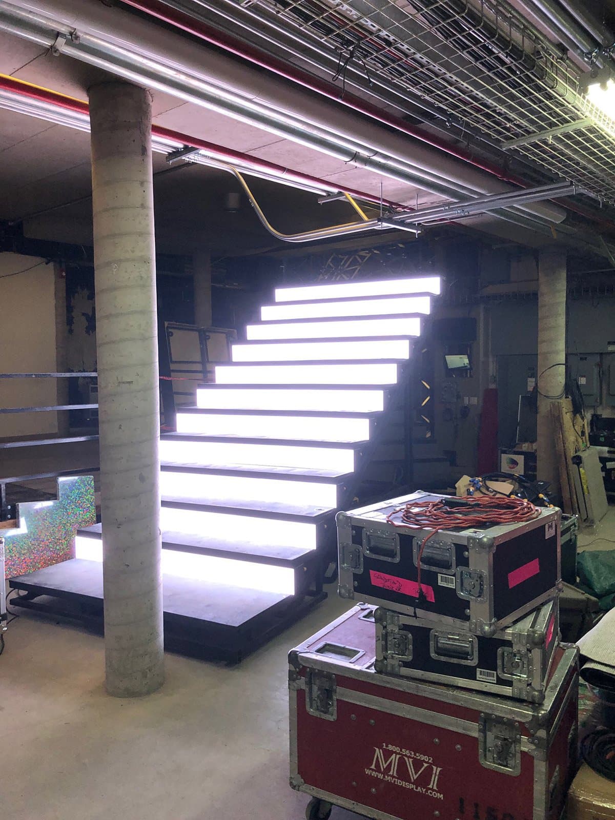 LED Staircase – Calgary Stampede Bell Grandstand Show 6