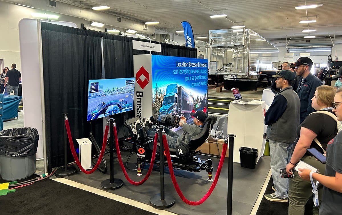 Location Brossard F1 Experience Tradeshow Booth
