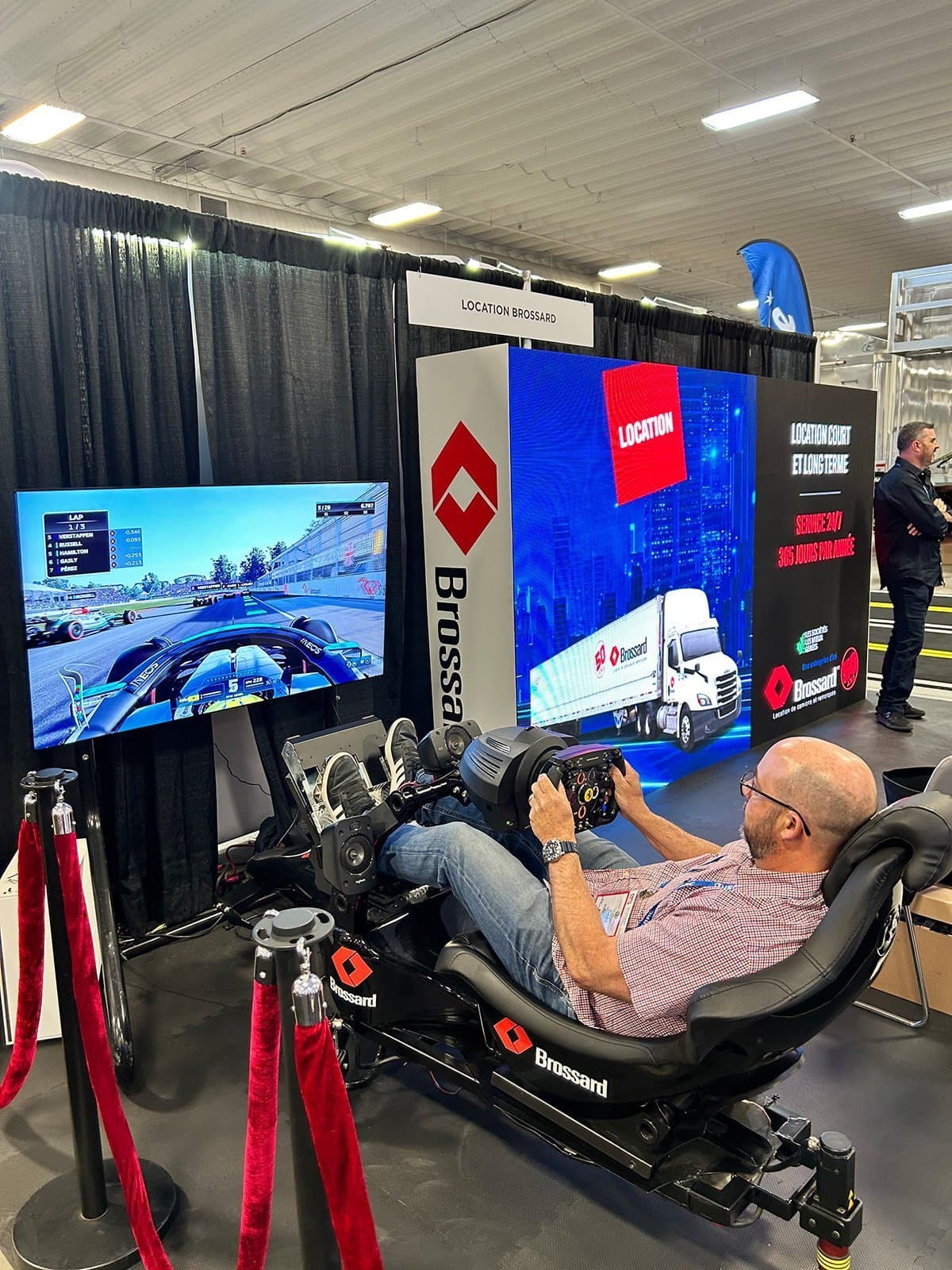 Location Brossard F1 Experience Tradeshow Booth 2