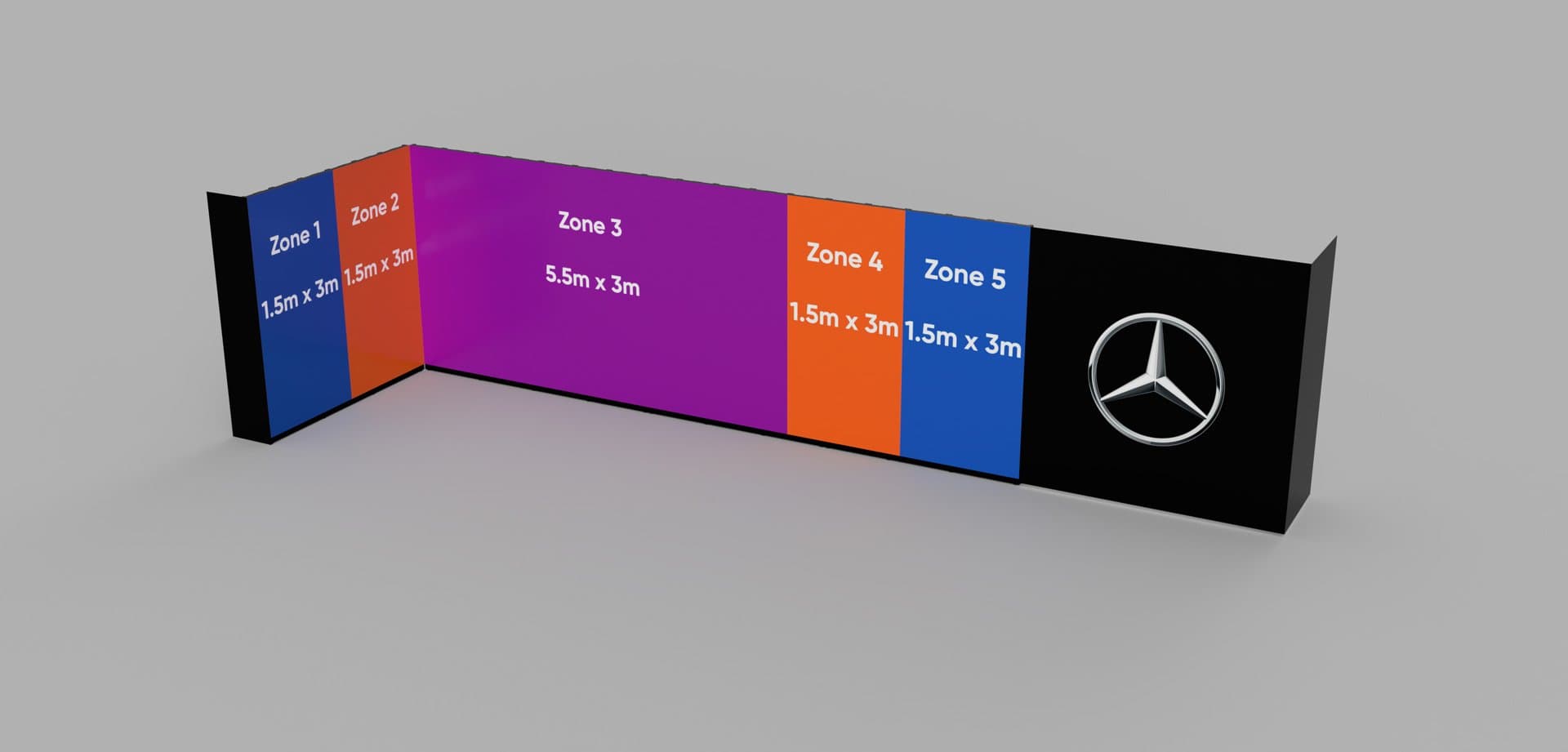 Écran LED et Enseigne pour Mercedes – Salon du véhicule électrique de Montréal 3